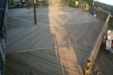 Sample of custom wood deck work