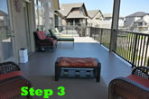 Step 3 for a Vinyl Deck: Lay Vinyl, weld seams & RELAX!